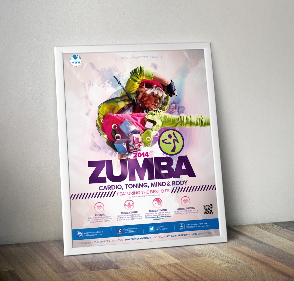 Zumba - Poster Frame MockUp